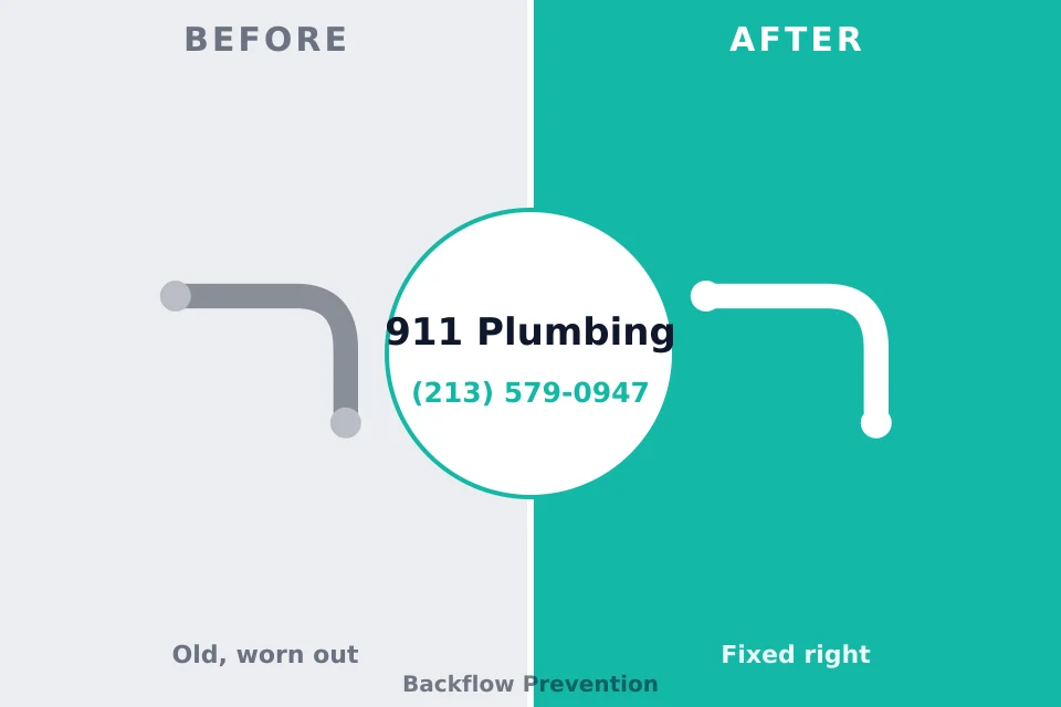 Before and after: plumbing repair Siesta Acres, TX